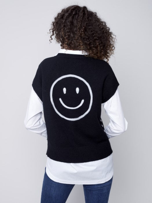Smile Sweater Vest C2594