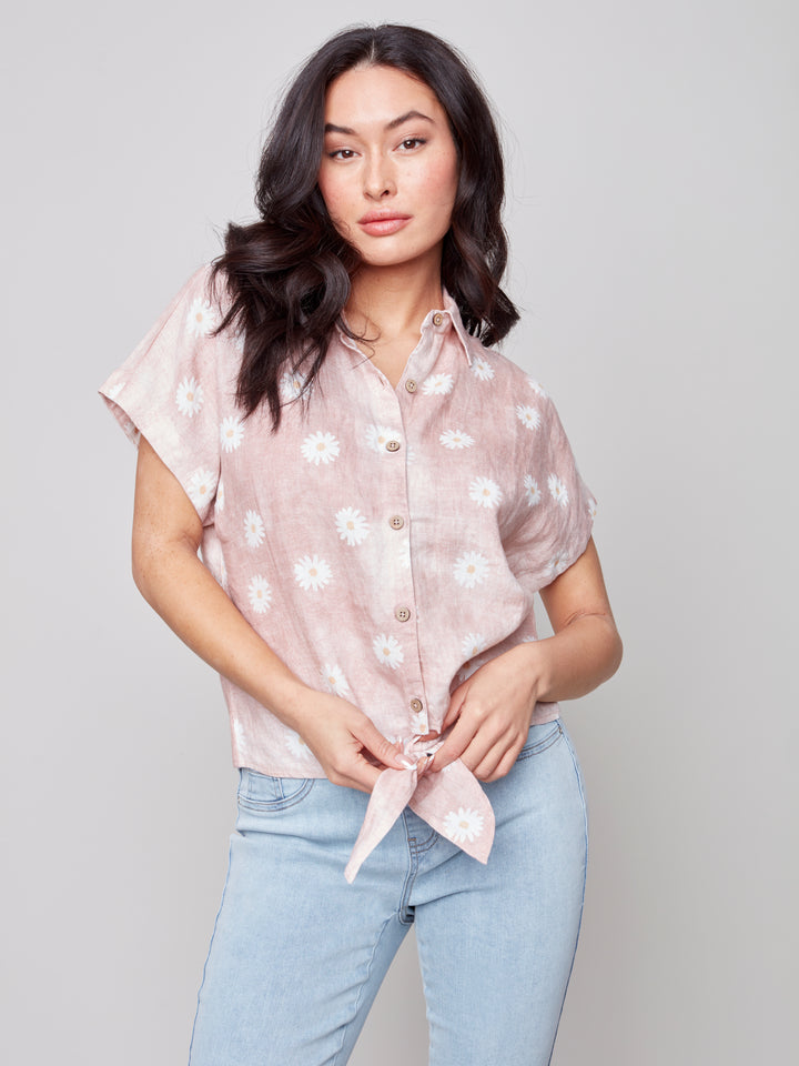 Chambray Button Up Shirt - C4464