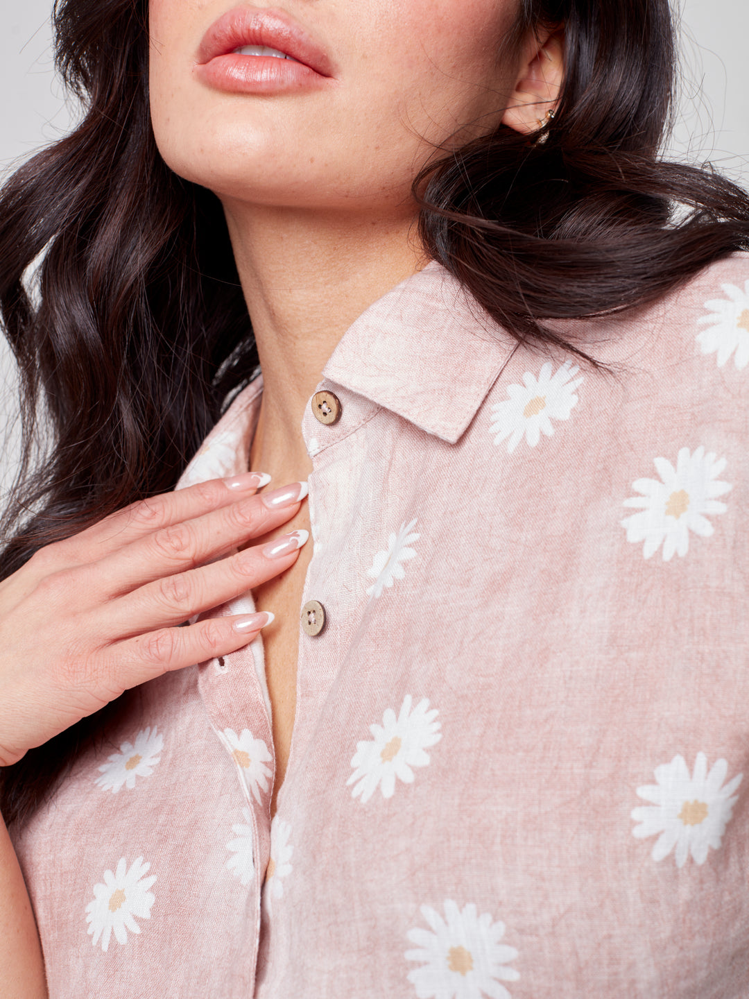 Chambray Button Up Shirt - C4464