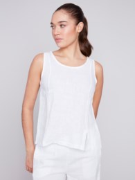 S/L LINEN TOP C4543