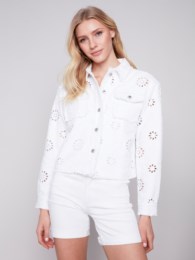 EYELET JACKET C6309