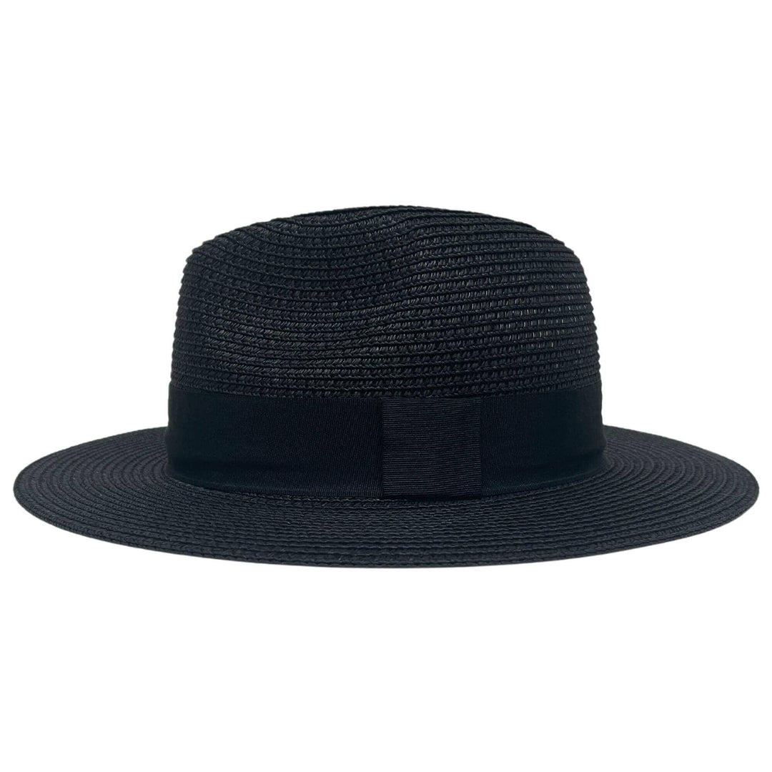 Fedora Straw Hat: Black