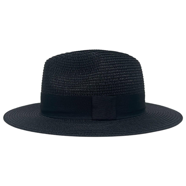 Fedora Straw Hat: Black