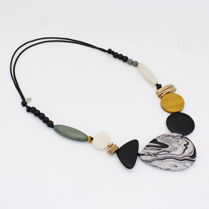 Dusk and Dawn Marble Necklace