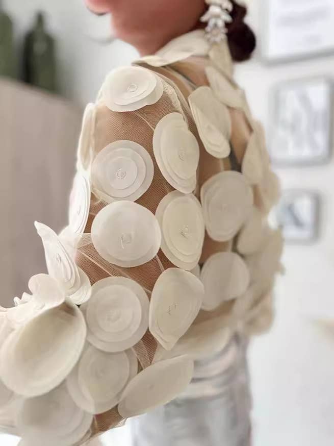 Mesh Circle Shirt: S