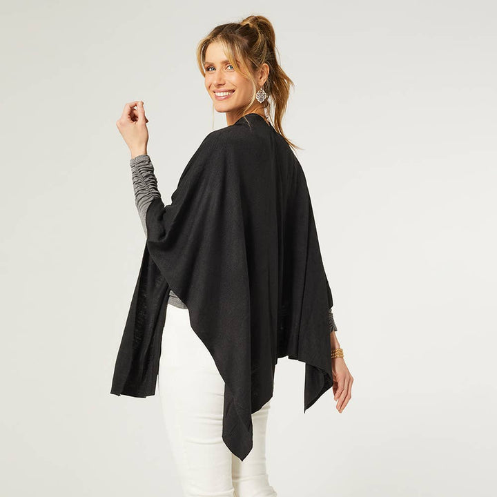 Kiara Lightweight Wrap: Black