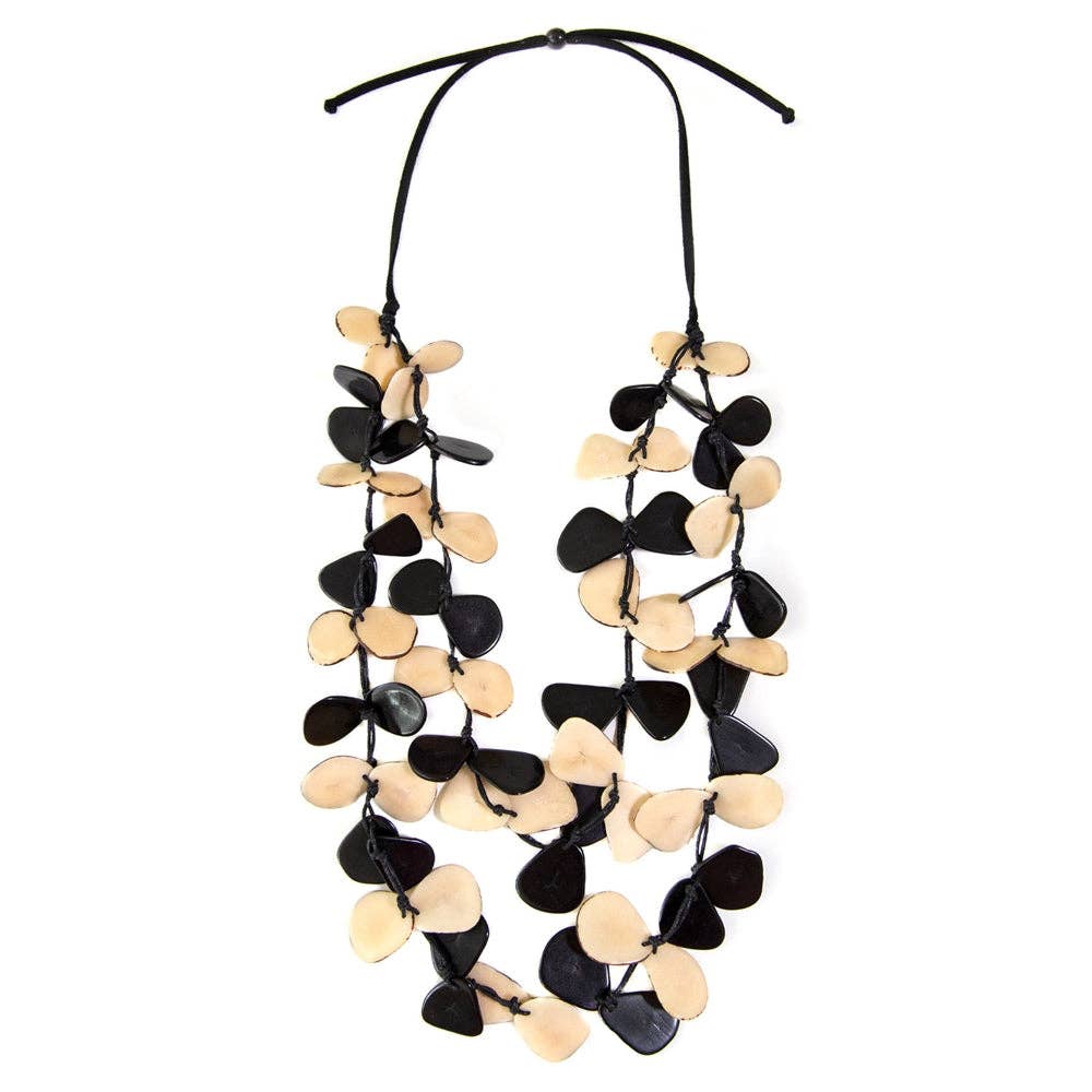 Cielo Necklace: Onyx/Charcoal