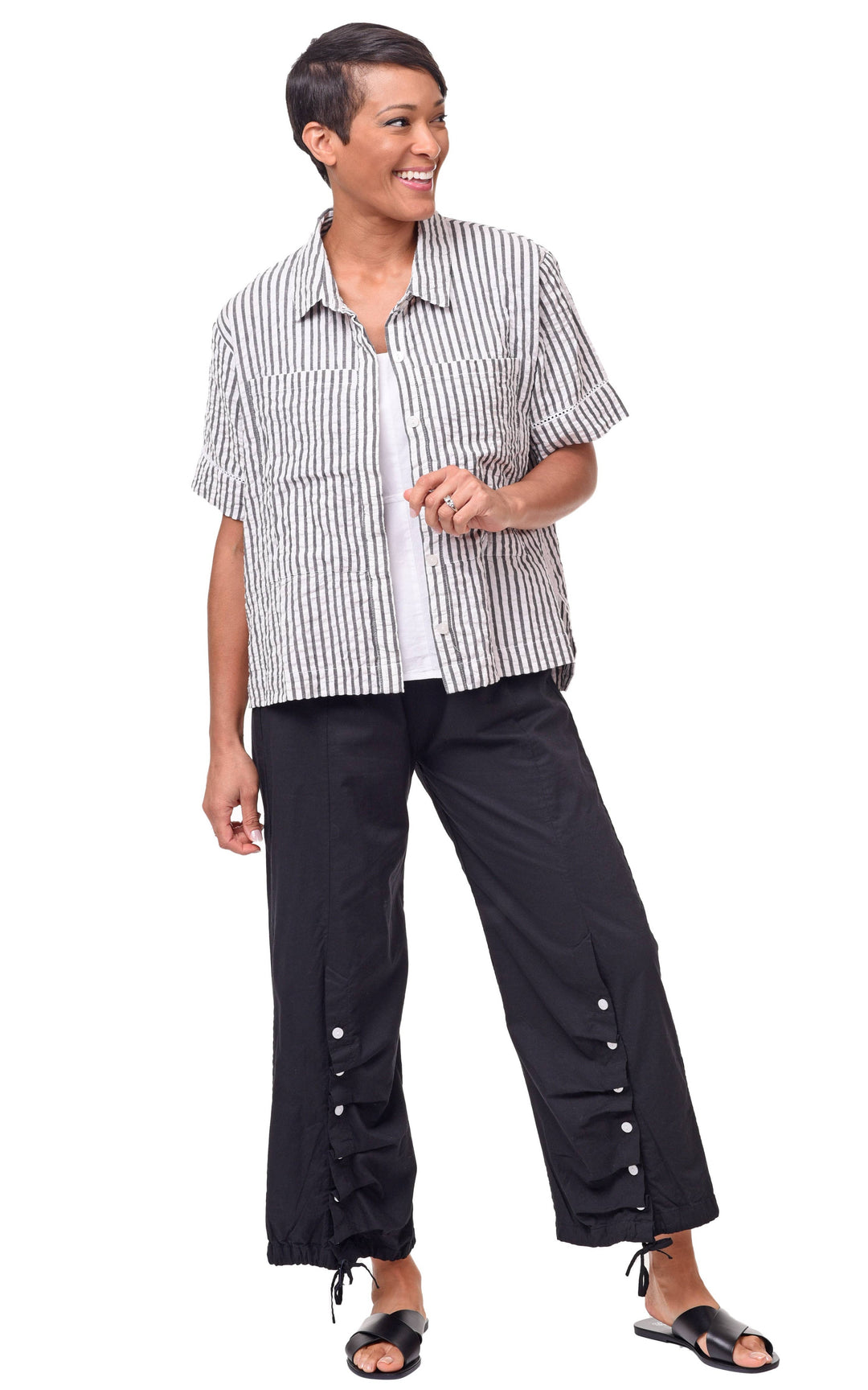 Tulip Clothing - CV21 Scooter Pant in Black: XL