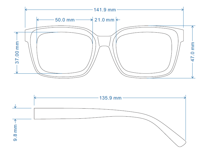Milano Reading Glasses: +1.5 / Brown