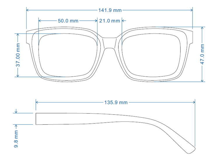 Milano Reading Glasses: +1.5 / Brown