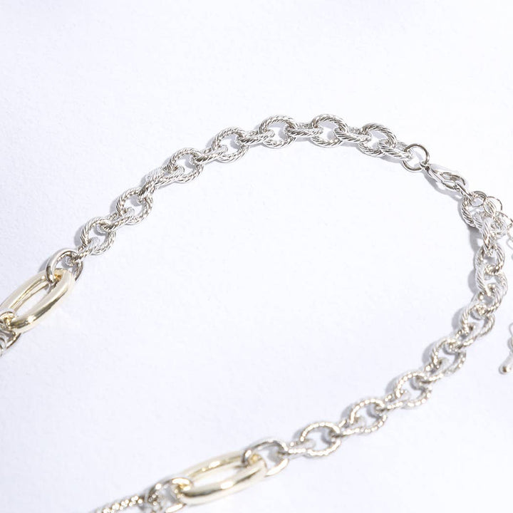 Clover Mop Gold Link Necklace: