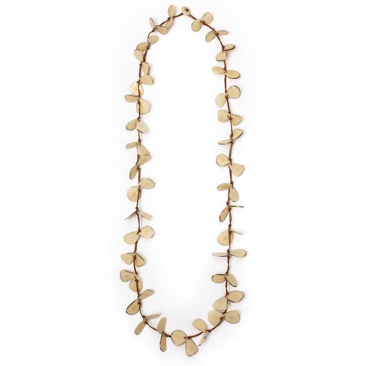 Slice Necklace: Onyx/Charcoal