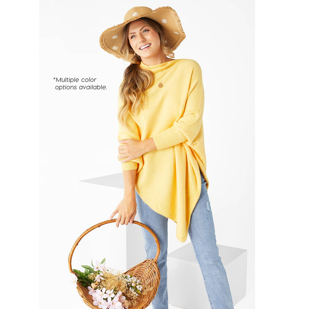 Sweater Poncho: Sunburst