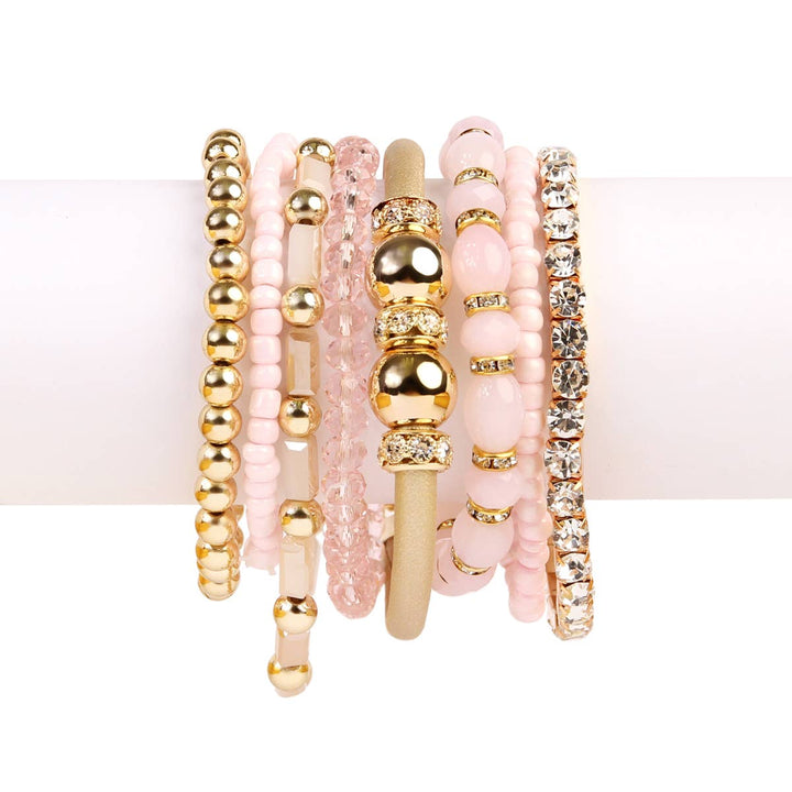 MULTI LINE BRACELET: NATURAL