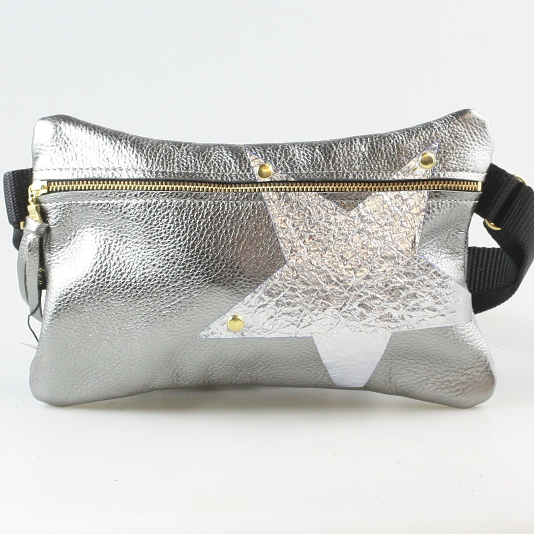 Metallic Vail Hipbag w/Star: Jet
