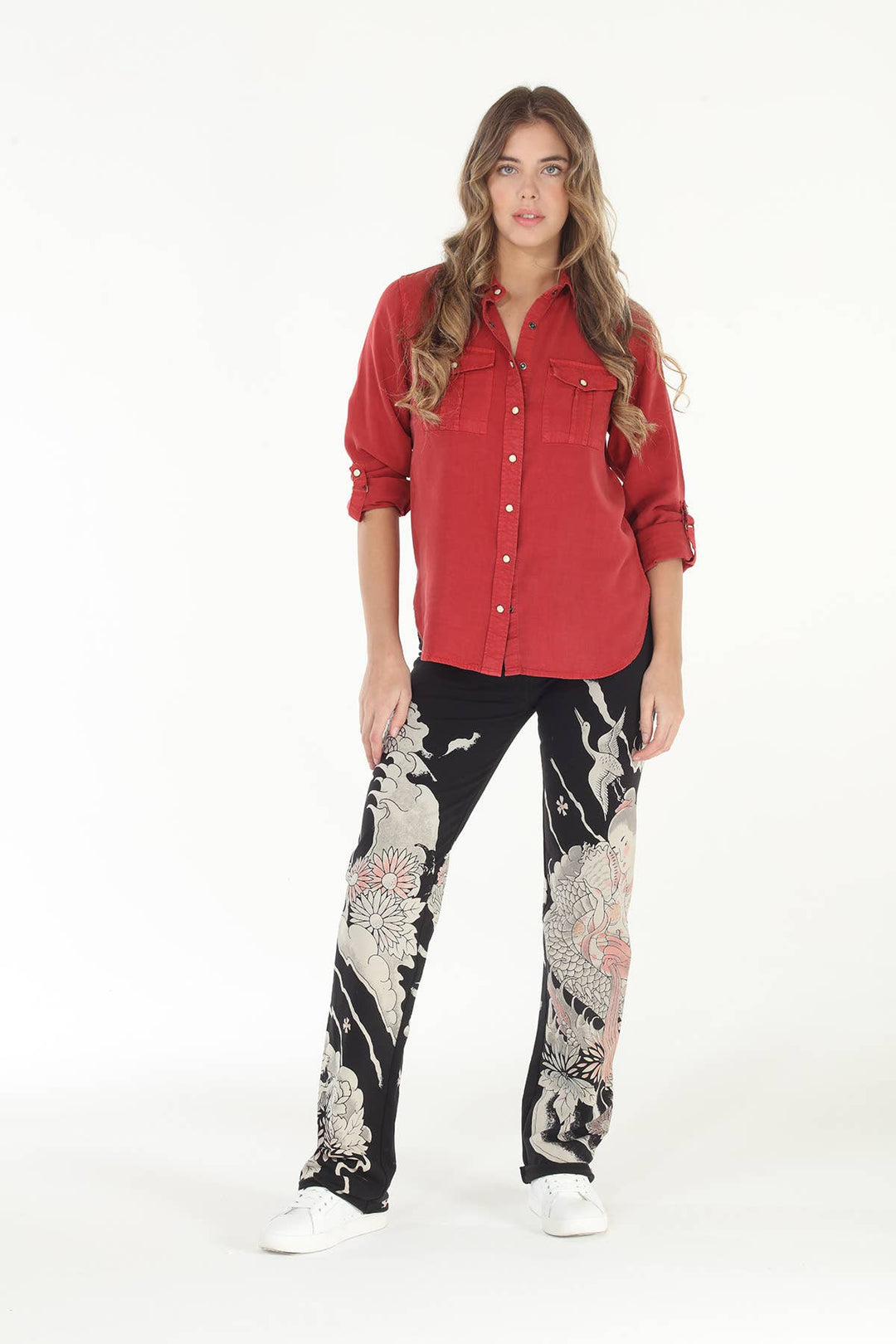 Dragon Print Pant / XL