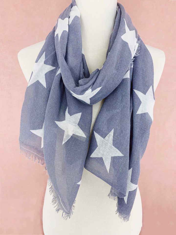 Star Scarf: Grey