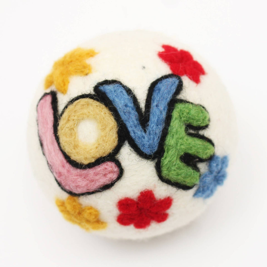 Dryer Balls: Hippie Bus