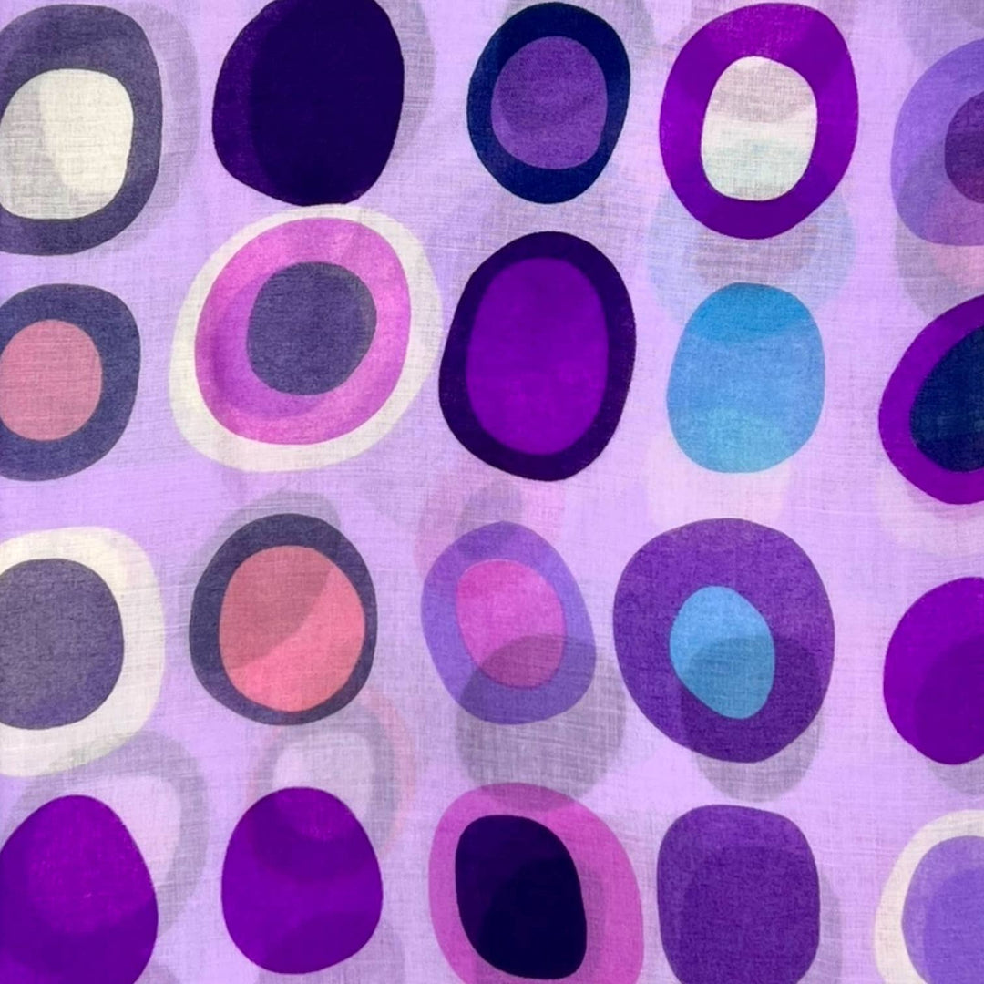 Retro style dots scarf : Beige