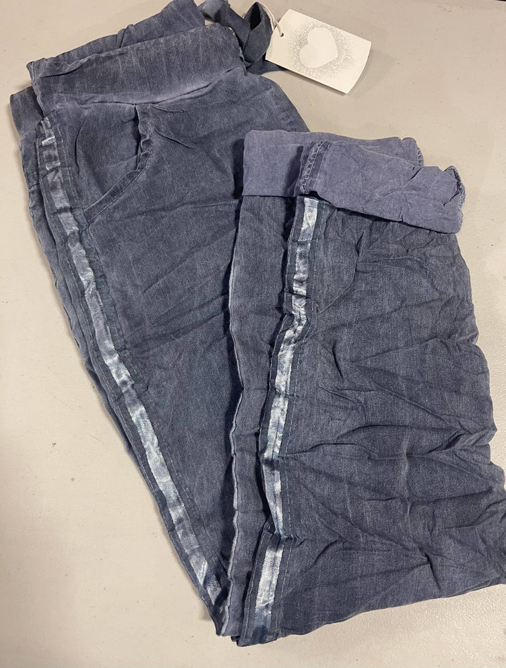 Stretch Jean Trim: Charcoal
