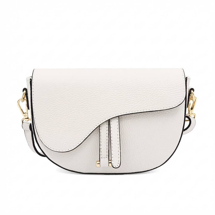 Leather Saddle Bag – Made in Italy: Nero