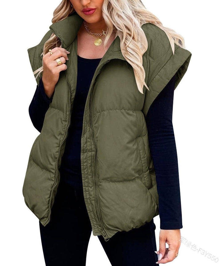 Puffer vest: Black / M