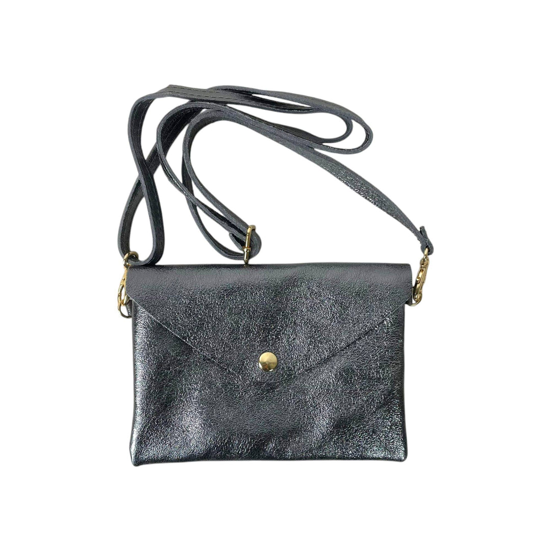 Leather Bag: Gold