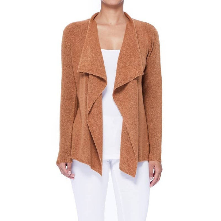 Sweater Cardigan MK8218: MUSHROOM / L