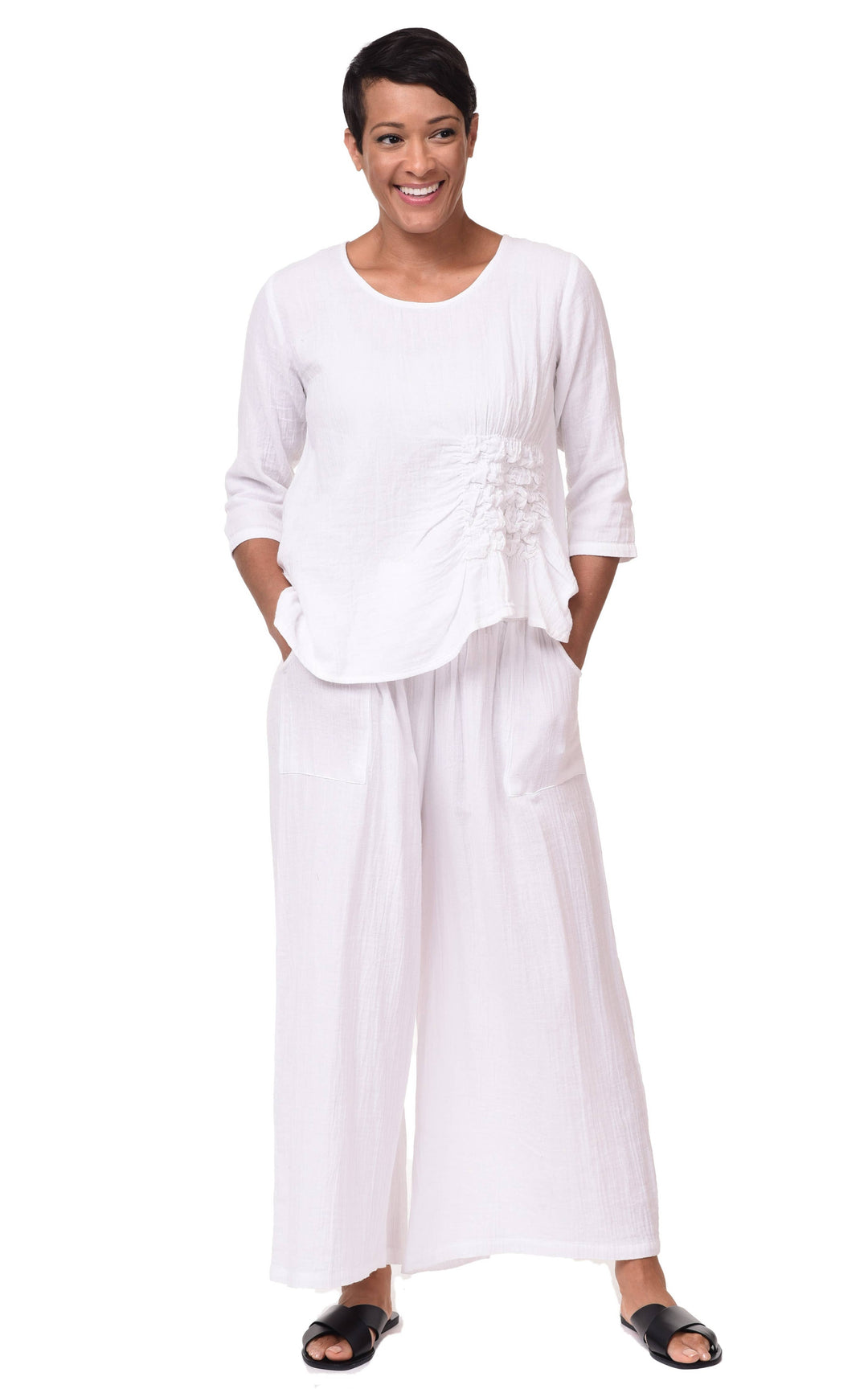 Tulip Clothing - VCG365 Olga in White*: XL
