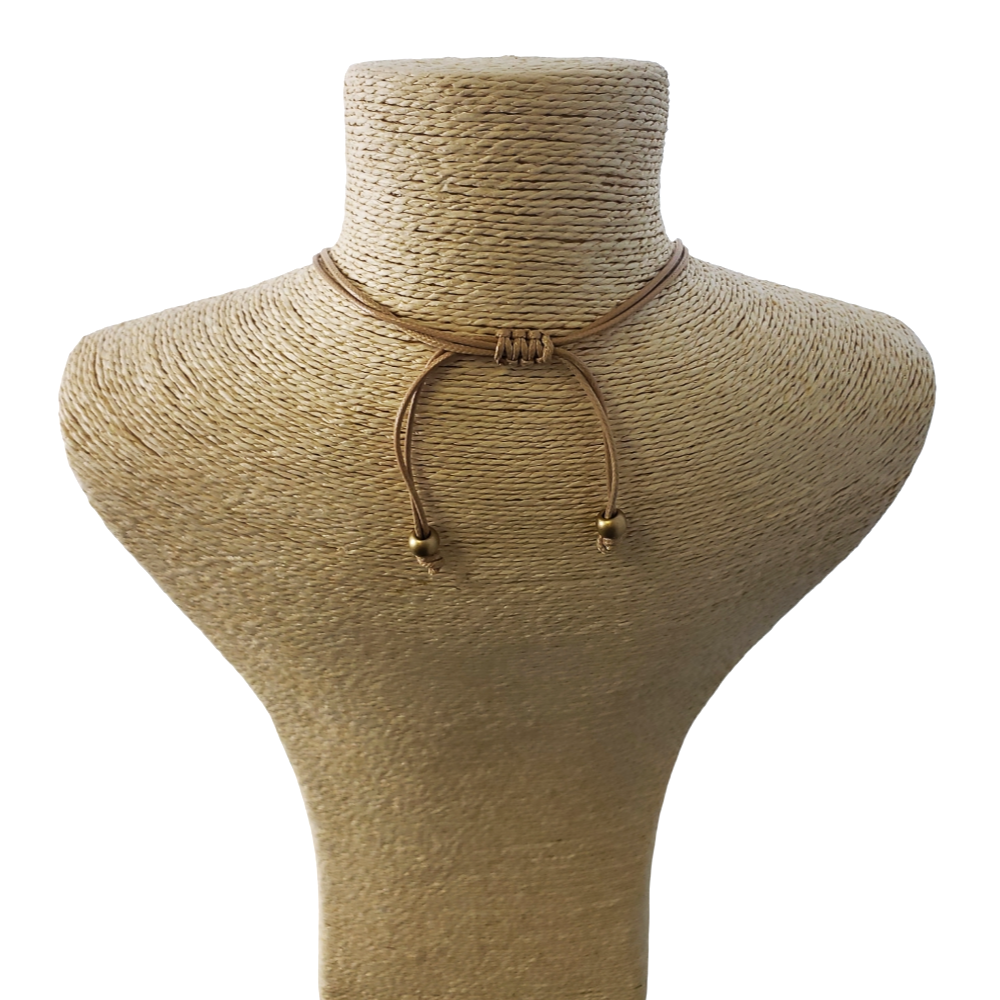 Bijoux Envie Statement Jewelry - Chunky Boho Western Tortoise Pendant Necklace | Coastal