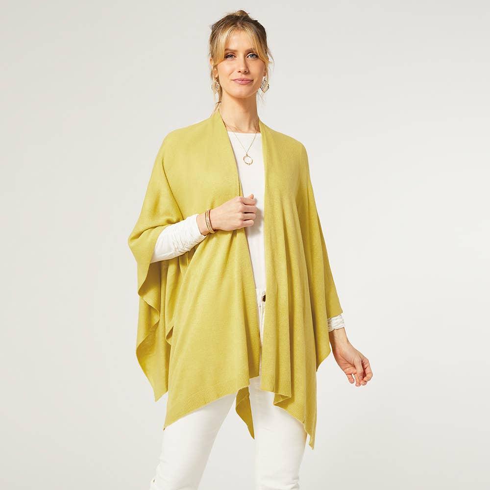 Kiara Lightweight Wrap: Apple Green