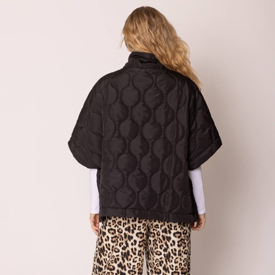 Quilted JKT : BLK / One Size