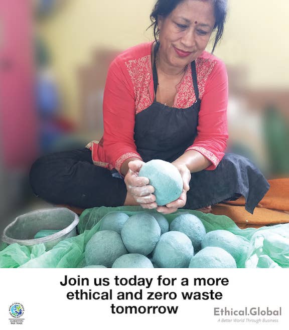 Wool Dryer Balls: Happy Fish
