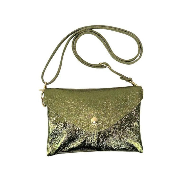 Leather Bag: Gold