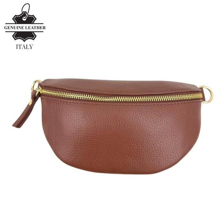 Italian Leather Waist: Red