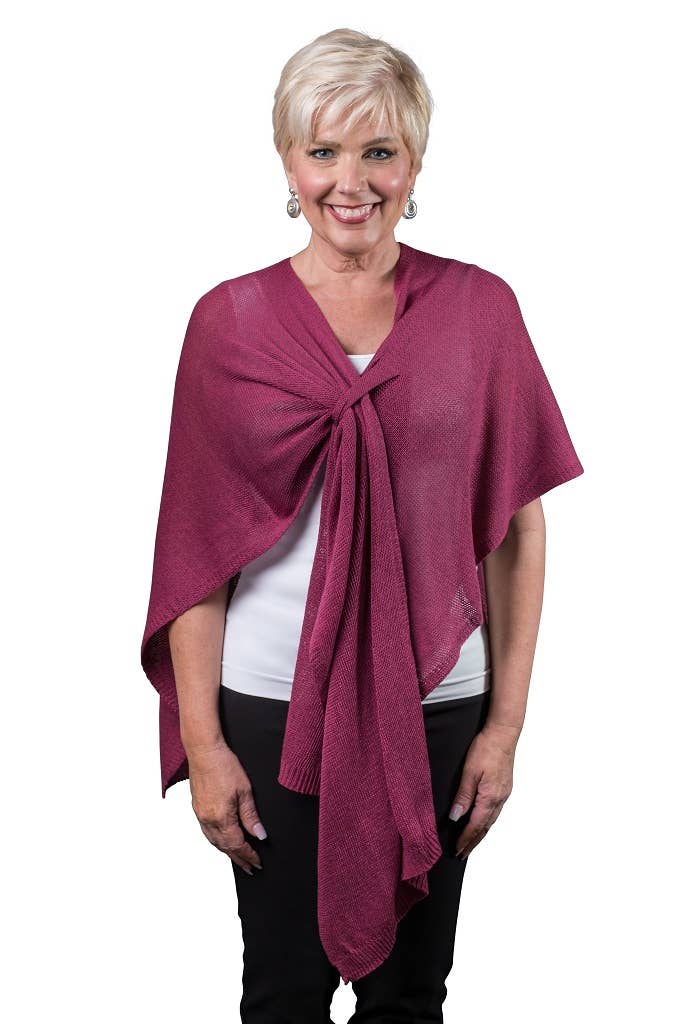 Aliya Cotton Wrap (W108):Carbon