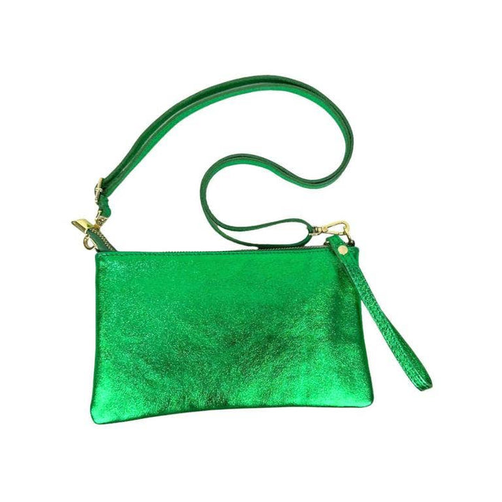Leather Bag: Light green