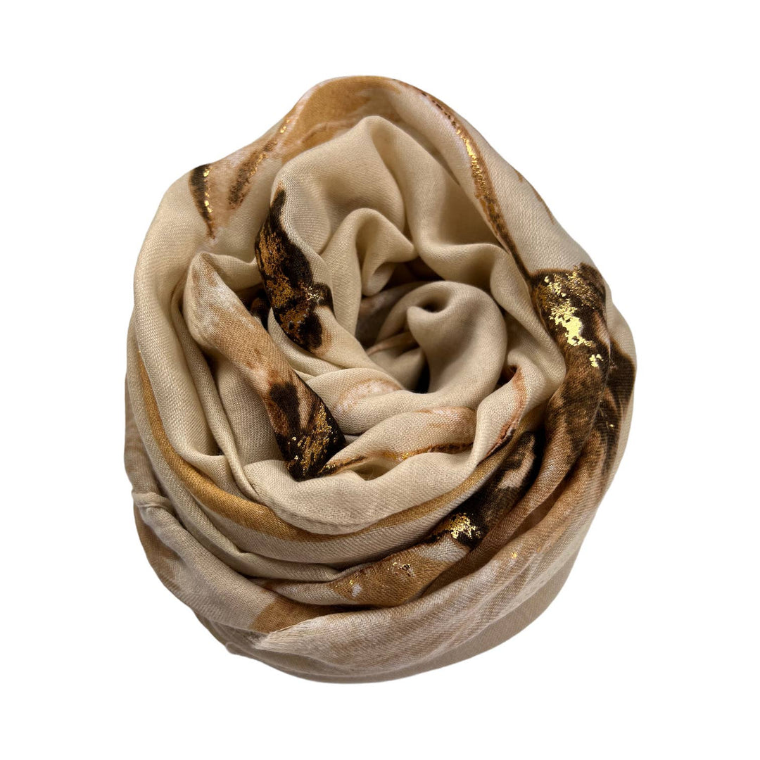 Dusty miller scarf: Black