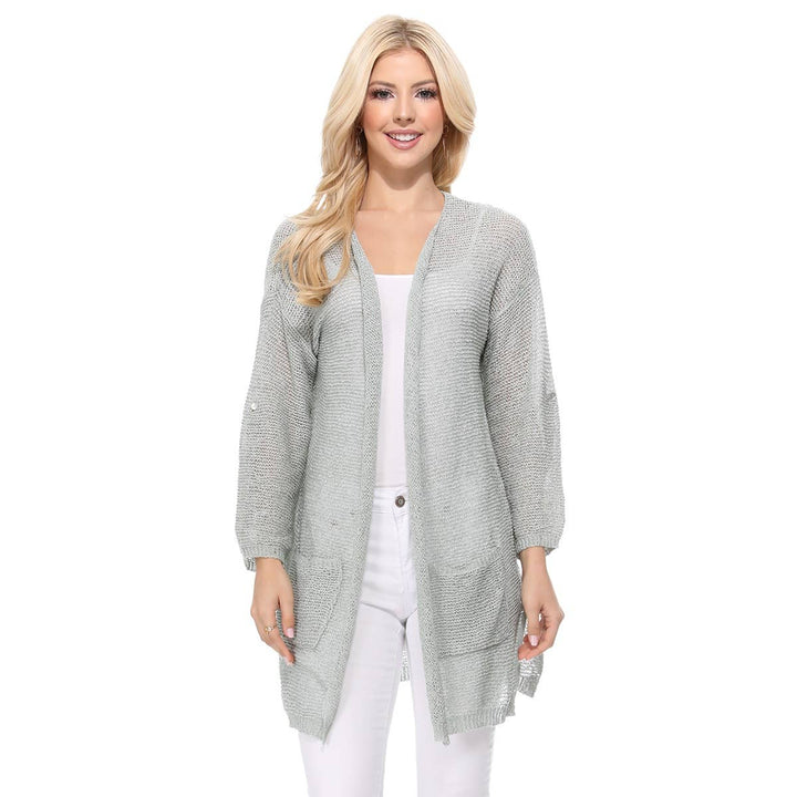 MESH CARDI BLK/L