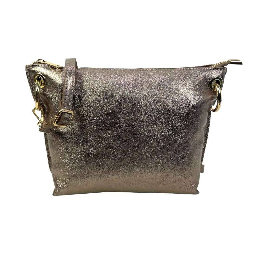 Leather Bag with: Fuchsia