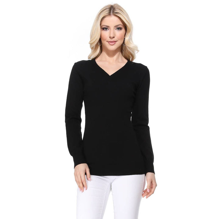 V-Neck Soft Sweater MK5501: NAVY / M