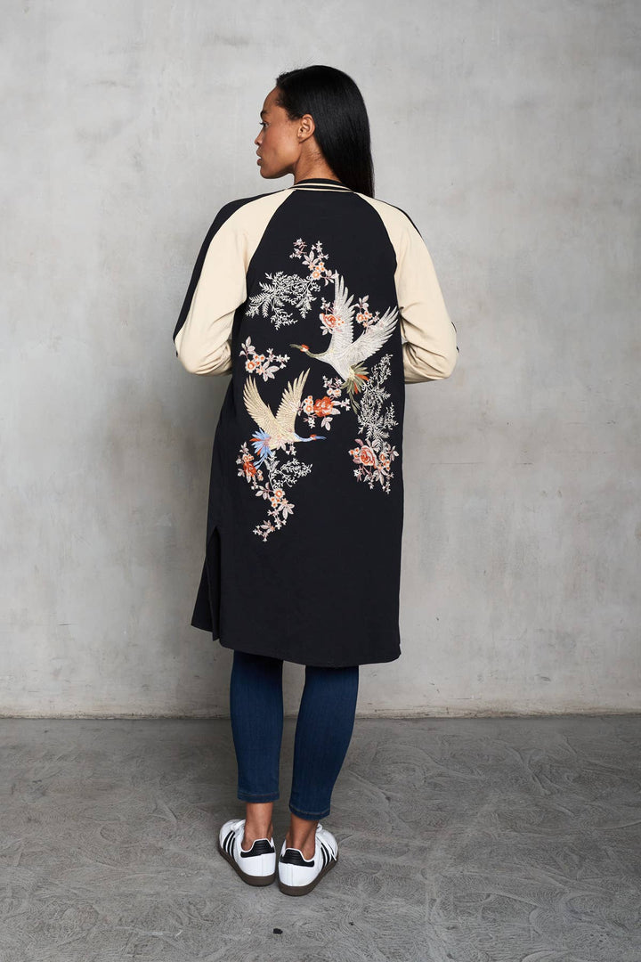 Embr Baseball Duster: Black/ XL