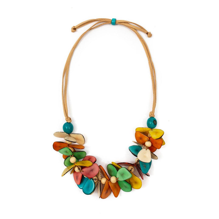 Mariposa Necklace: Olive Combo