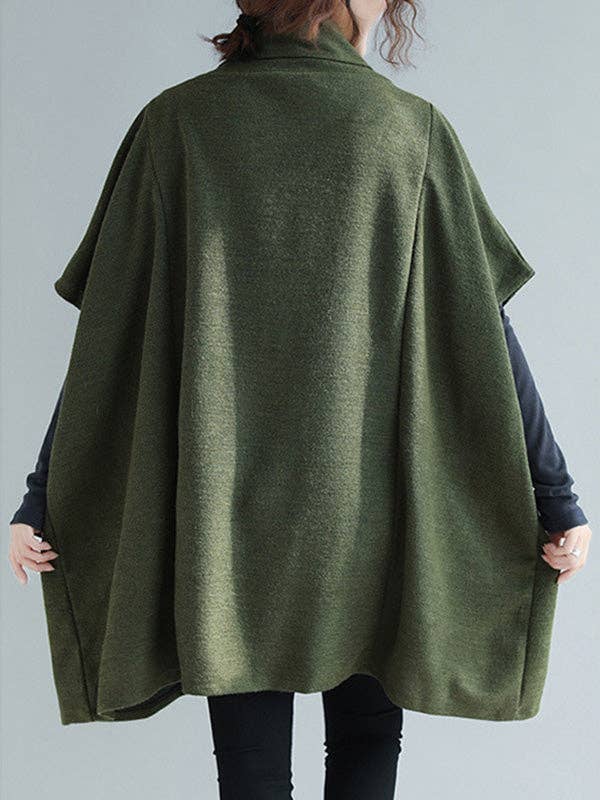 Solid Color Pullovers: BLACK / One_size