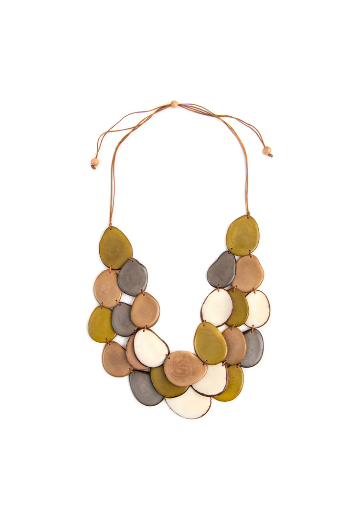 Amigas Necklace: Biscayne Bay/Royal Blue/Onyx Black