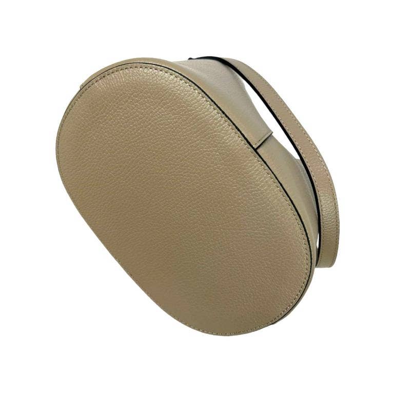 High Quality Italian Leather Shoulder Bag: Yellow