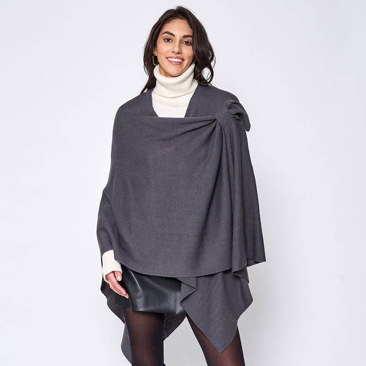 Ruana with Shoulder Strap: BGE