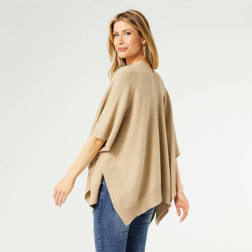Lightweight Cardigan Pocket: Mushroom