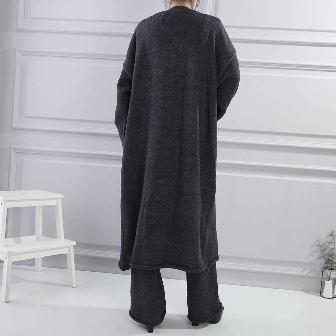 Cashmere Duster Charcoal