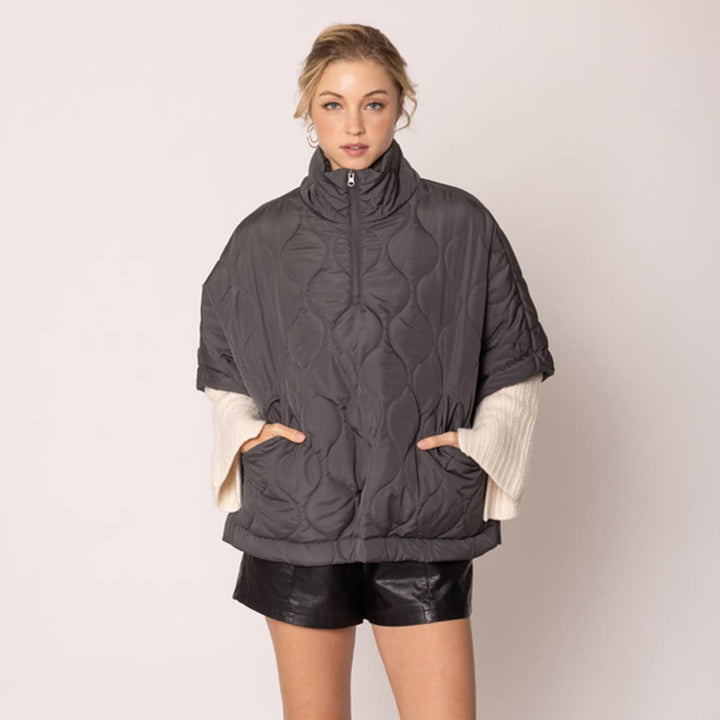 Quilted JKT : BLK / One Size